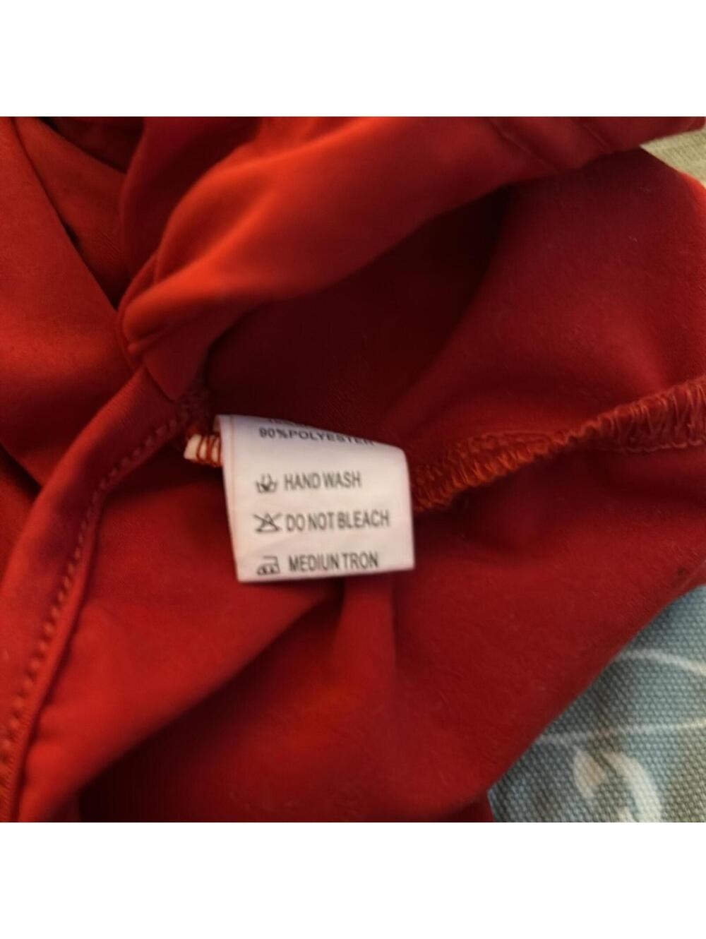 Red drawstring top - Picture 4 of 4